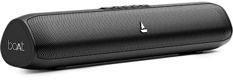 Boat Aavante Bar Groove, 16 W Signature Sound, Multiple Connectivity Modes, 6HRS Playtime, Bluetooth Sound Bar, Soundbar Speaker (Premium Black)