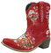 Stivali Invernali Donna Cowboy Western Scarpe da Stivali Estivi Donna Bassi in Pelle Stivali Gomma Stivali Stivaletti da Donna Sandali Antinfortunistica Uomo Rosso #2 29.99