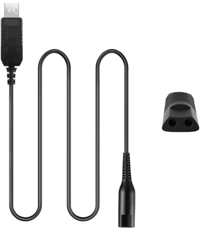 Raeisusp 6V USB Stromkabel für Braun Series 1 5,130 140 150 5417 5418 5685, 530 550 HC3050 BT5090 530s 550s 570CC, 590CC Rasierer