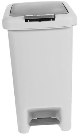 Zerodeko Poubelle à Pédale Étroite Avec Couvercle Poubelle Domestique Pour Espace Restreint Facile à Nettoyer