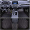 AlRWAY Auto Fußmatten für Mercedes Benz C Klasse W 205 2014-2021, Wasserdicht und rutschfest Autoteppich All Inclusive Autofussmatte Auto-Innenpolster,A Black