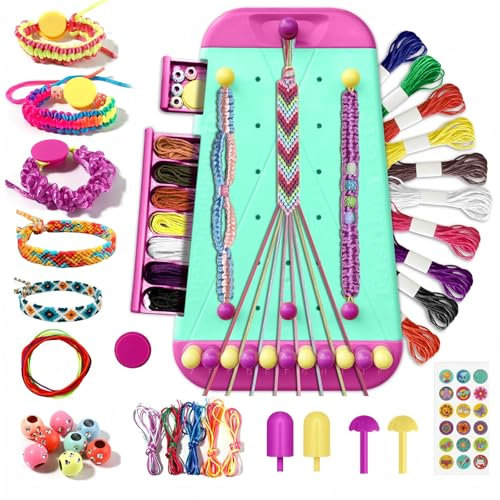 Yebebao Friendship Bracelet Making kit, Gifts for 6 7 8 9 10 11 12 Year Old Girls, Arts and Crafts for Kids Ages 6-12, DIY Toys for Birthday Party Travel Christmas Children's Day