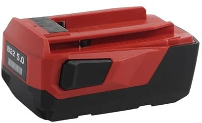 Batterie de Remplacement 21.6V 5Ah Compatible avec Hilti Outils sans Fil 21.6V 22V Compatible avec Hilti B22 22V Outils électriques