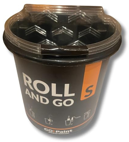 GO!PAINT ROLL AND GO S PAINT KETTLE FOR EASY PAINTING AND DECORATING, COMPLETE WITH 3 LINERS AND LID