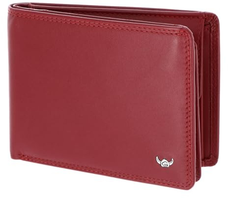 Golden Head Leder Geldbörse Polo RFID Protect Scheintasche mit Geheimfach 1159 Rot dunkelrot