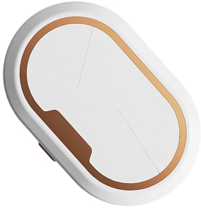 Máquina Limpiadora de Lentes de Contacto Máquina Recargable Con 3 Modos | Estuche Automático Con Espejo Para Limpieza De Lentes De Contacto Unisex para Viaje y Trabajo