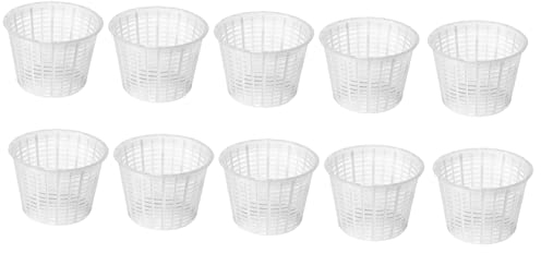 AlcoFermBrew 10 x Käseform 9.5x7cm - 350g – Perdere con Bordo | Käseformen | Korb | Käseherstellung | Lab