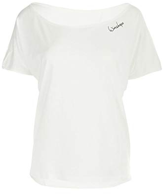 WINSHAPE Damen Ultra Leichtes Modal-kurzarmshirt Mct002 Kurzarmshirt, Vanilla-weiss, L EU