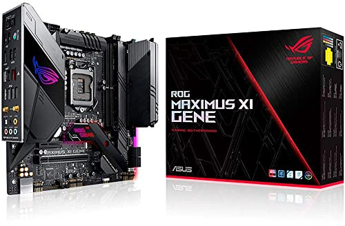 ASUS ROG Maximus XI Gene Z390 LGA1151 (Intel 8th and 9th Gen) Micro ATX DDR4 HDMI M.2 USB 3.1 Gen2 (mATX) Gaming Motherboard, Black