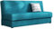 Mirjan24 Schlafsofa Adela Mini mit Bettkasten, 3 Sitzer Sofa, Farbauswahl, Bettsofa, Couch mit Schlaffunktion, Polstersofa, Schlafsofa, Couchgarnitur (Enjoy 17 + Zickzack Grau)