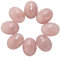 Nupuyai 5 Stück Edelstein Cabochons Flache Rückseite Kristall Cabochon Oval Stein für Charms DIY Schmuckherstellung