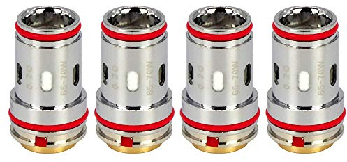 Uwell UN2-3 Mesh Coils (0,2 Ohm), Crown 5 DL Verdampferköpfe für e-Zigarette, 4 Stück