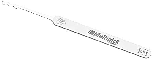 Multipick Schlossaufbrecher 6 Mountain [0,4mm | 6 Herz | Silber]