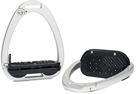 LeMieux Vector Balance Stirrup - Aluminium - Aviation Grade Aluminium - Lightweight - Ergonomic Footplate