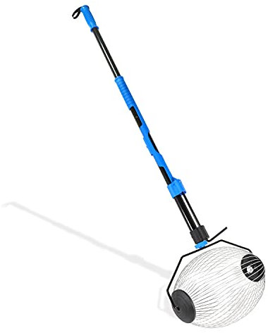 Pudu Shuffle Nut/Fruit Gatherer - Large Rolling Nut and Fruit Harvester Pole - Can be Used to Collect Nuts, Fruits, Small Toys and Balls - Saves Time - Picks up Items 1.5 to 3 in Size