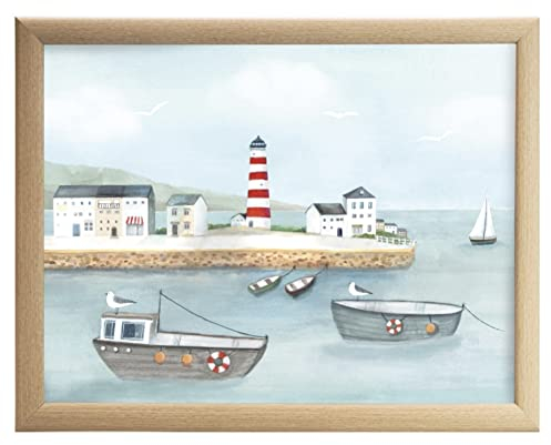 Itucci Nautical Coast - Vassoio con cuscino, vassoio imbottito