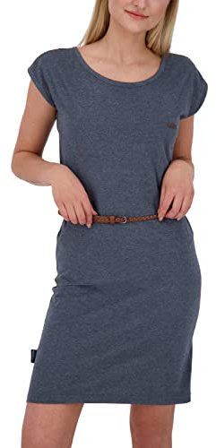 alife & kickin Damen ElliAK Dress Sommerkleid Kleid, Marine, XS