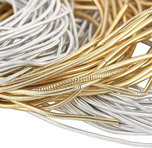 BENECREAT 18 Gauge/1 mm Filo d'investimento francese, rame morbido rotondo, filo metallico francese, cucito, accessori per il fai da te per la creazione di gioielli, ricamo, filo metallico