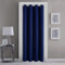 GYROHOME Rideaux occultants à œillets de Couleur Unie pour Porte et fenêtre, Bleu Marine, 100 x 200 cm