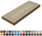 PHUSTJKL Bankkissen Stuhlkissen Sitzkissen für Fensterbank, Benutzerdefinierte Größe 30 Farben, 3cm/5cm/8cm Dickes Schwammpolsterung mit Hoher Dichte Waschbare Bankauflage, Gelbliches Braun