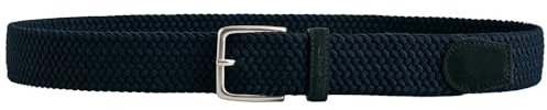 GANT Herren Elastic Braid Belt Gürtel, Evening Blue, Einheitsgröße