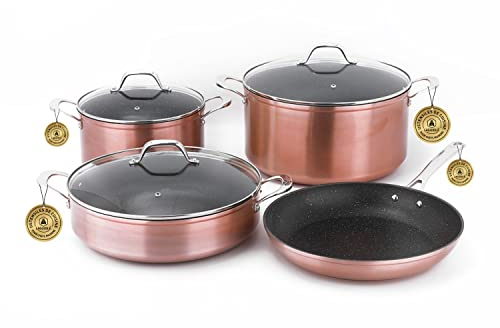 Laguiole - LOUISON 7-Piece Non-Stick Greblon C2 Induction Set