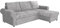 Mirjan24 Eckcouch Usero Cord mit Bettkasten und Schlaffunktion, Polsterecke mit abgerundete Armlehnen, Ecksofa Bettsofa, L-Form Sofa, Couch, Schlafcouch, Polstergarnitur (Poso 110)