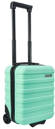Cabin Max Anode 24L TwinWheel 40x30x20cm Wizz Air Easyjet Underseat Cabin Trolley Case (Mint Green 40 x 30 x 20)