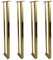4er Set Tischbeine Möbelfüße Edelstahl Tischkufen Metall Möbelbeine Schrankfüess Ersatz Tischfüße für Esstisch,Couchtische,Schreibtische,Nachtständer,Sofa,mit Schrauben (78cm(30.7in),Gold)