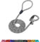 Loutep Slip Lead For Dogs-1.8m Long Rope Dog Leash With Reflective Stitching Slip On Easily With No Collar Or Harness Needed Anti-Choke Dog Slip Lead Ideal For Small Puppy Large & Medium Dogs Training