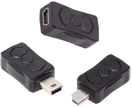 NFHK 3pcs/lot Micro USB 2.0 to Mini USB 5Pin Male to Female Extension Data Power Adapter