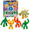 STRETCHY LEGENDS Minis Multipack Hunters - 5X Elastische Actionfiguren für Kinder, Klebrige & Dehnbare Superhelden Figuren zu Sammeln