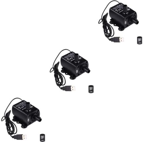 Kisangel 3stücke Mini Usb Wasserpumpe Für Aquarien Energieeffiziente Wasserdichte Kreiselpumpe Für Kleine Fischbecken Einfache Usb-verbindung Kompakte Bauweise Kabel