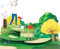 Magic Ants 3D Pop-Up Golfkarte, Golfer Swingt Schläger, Golfplatz mit Fahne, Sandbunker, Wasserhindernis, Perfekte Geburtstagskarte für Golfer, Vatertagskarte, Golfgeschenk