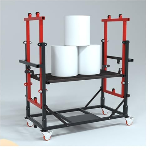 Gerüst Rutschfester Gerüsthubtisch mit elektrischem Aufzug, Plattformleiter for Heben mobiler Gerüste, for Deckenreinigung, Malen, Innen- und Außenbau Arbeitsgerüst (Size : Rise Height 5M Load 500KG
