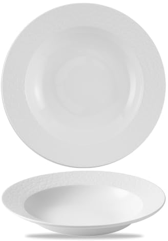 Churchill Alchemy Abstract Teller, 30,5 cm, 12 Stück, weiß, rund