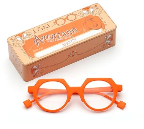Loki Unisex Arenzano Sonnenbrille, Orange, One Size