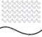 40PCS Plastic Finisher Wire Clamp,Plastic Adhesive Cable Clips,Self Adhesive Cable Clip Ultimate Solution to Cable Management,Cable Management Clips for Home & Office(Transparent)