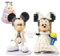 Cake Topper Figuren Tortendeko Geburtstag- Minn Tortenfiguren Kuchen Deko Kindergeburtstag Torte Puppendeko Cartoons Happy Birthday Hochzeitstorte Figur für Kinder Party Kuchen Dekoration Brautpaar