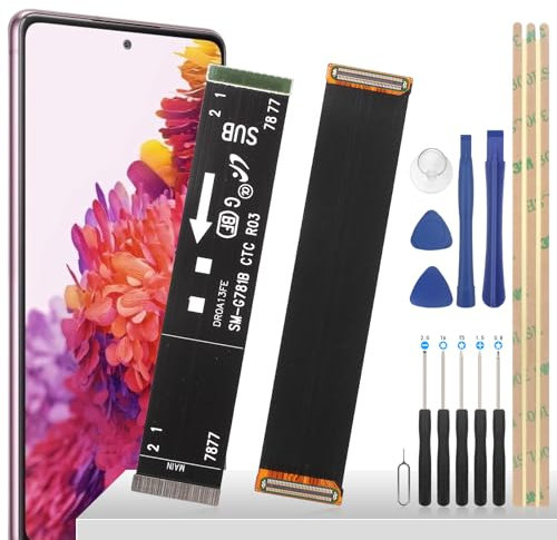 YHX-OU Für Samsung Galaxy S20 FE S20 FE 5G SM-G781B Mainboard-Verbindung Ersatz Flexibles Kabel+ Installationswerkzeug