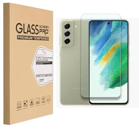 Film de protection d'écran en verre trempé conçu pour Samsung Galaxy S23FE, Smartphone Film trempé, HD, dureté 9H, anti-rayures, sensible au toucher, protection contre les chutes