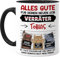 Tassenliebling® Abschiedsgeschenk Kollegen Tasse personalisiert - Abschied Kollege Kollegin Tasse - Alles Gute für Deinen Neuen Job Verräter - Lustige Bürotasse zum Jobwechsel