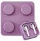 Avvolgicavo per cuffie, avvolgicavo in silicone, retrattile, per avvolgere gli auricolari, avvolgicavo portatile, 3 colori