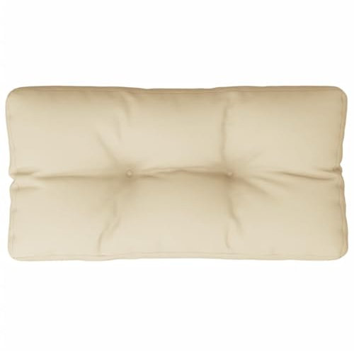 vidaXL Coussin de Palette Beige 70x40x12 cm Tissu