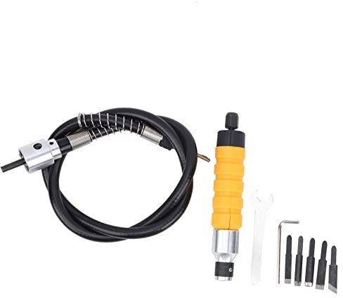 Mavaol Wood Carving Machine Woodworking Tools Wrench Hand Electric Chisel for Soft Plastic Ebony