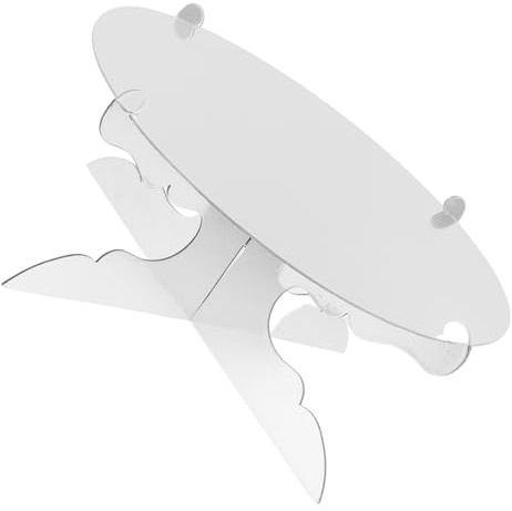 POPETPOP Porta Dolci Cartone Rotondo Alzatina Elegante Per Torte e Cupcake Supporto Per Compleanni Matrimoni e Feste Facile Da Montare