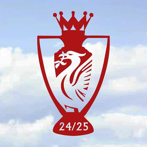 Liverpool Inspired League Champions 2024-25 Car Wall Laptop Self-Adhesive Vinyl Decal