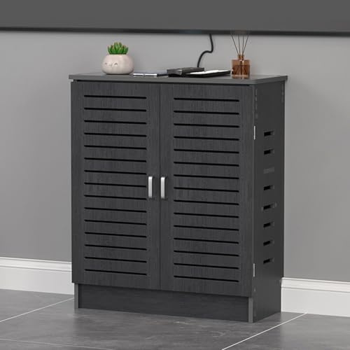 LMTYBOC Decorative Router Cabinet with Storage Box, WiFi Router Cover, Signal-Friendly Design, Reserved Outlet Hole, Perfect for Home Office (50x80x25cm)