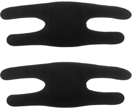 Kichvoe 2Pcs Thick Knee Pads for Dance Cycling Basketball Sports Black