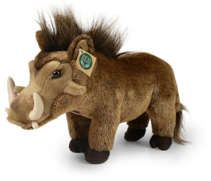 Rappa Plüsch Warzenschwein Kuscheltier 36 cm umweltfreundliches Spielzeug
